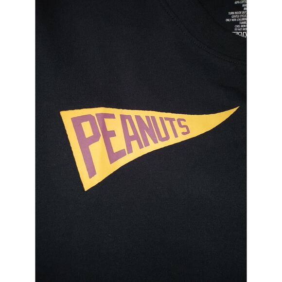 NWT Epic Treads Boy's T-Shirt Short Sleeve Peanuts Black L - Picture 6 of 11